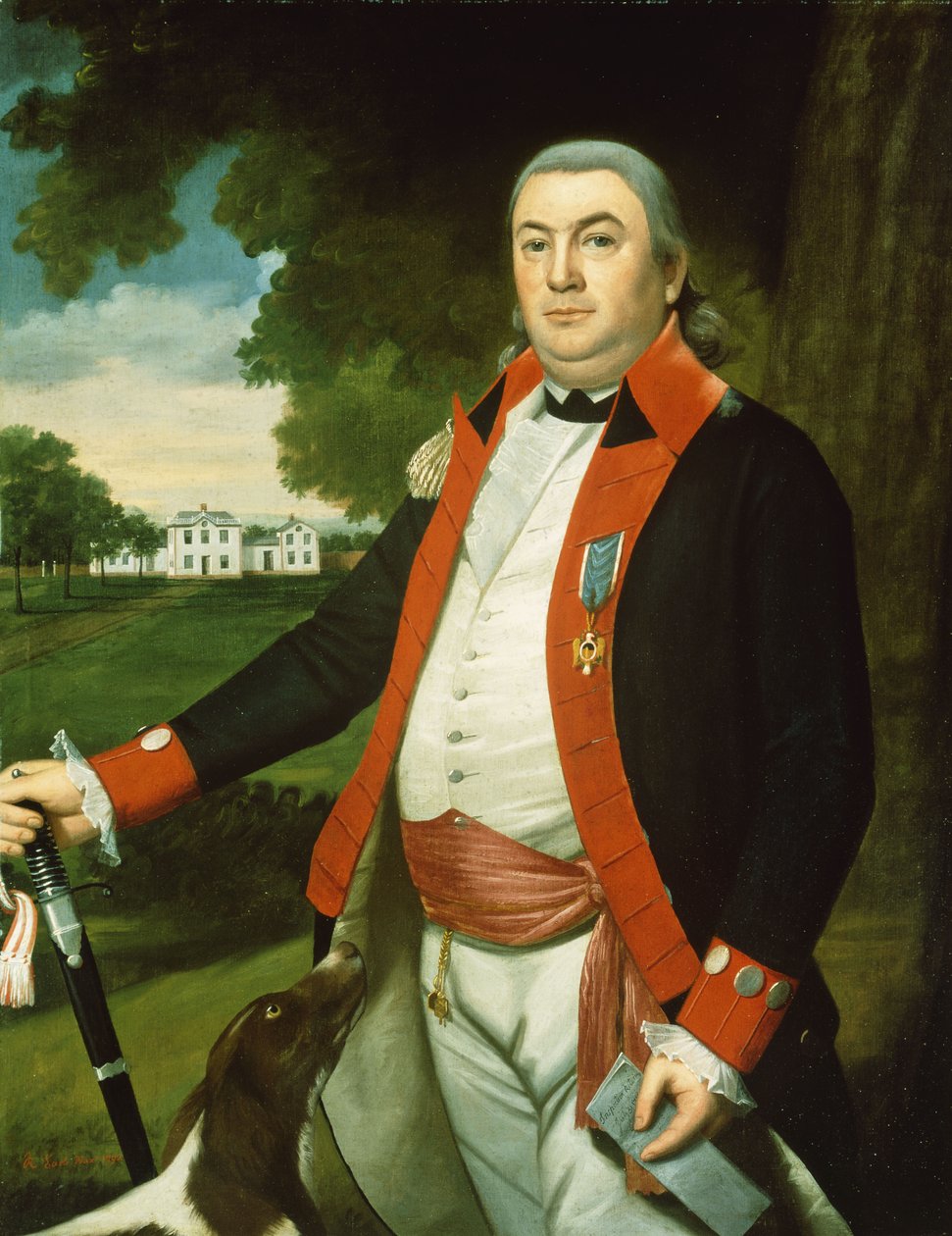 Retrato do Capitão John Pratt, Middleton, Connecticut, 1792 de Ralph Earl