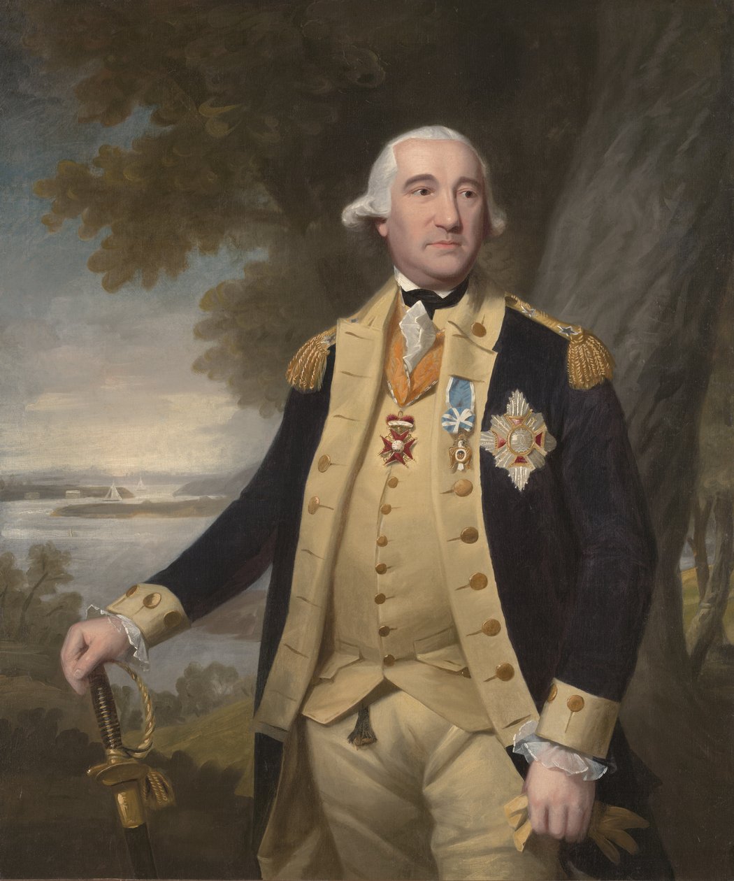 Barão Friedrich Wilhelm Augusto von Steuben, c.1786 de Ralph Earl or Earle