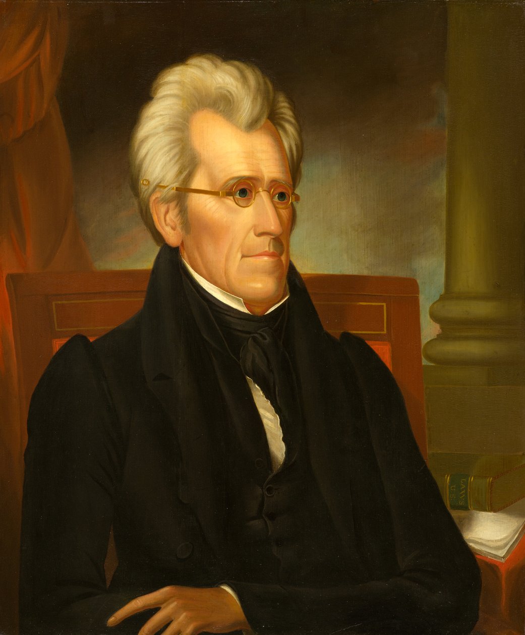 Andrew Jackson (1767–1845), c.1830-32 (óleo no painel) de Ralph Eleaser Whiteside Earl