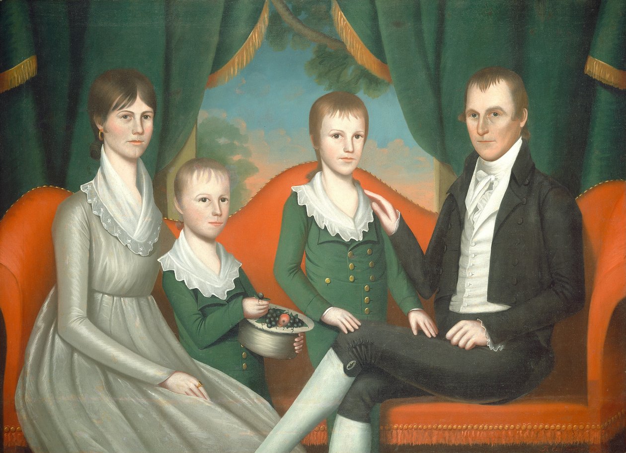 Retrato de família de Ralph Eleaser Whiteside Earl
