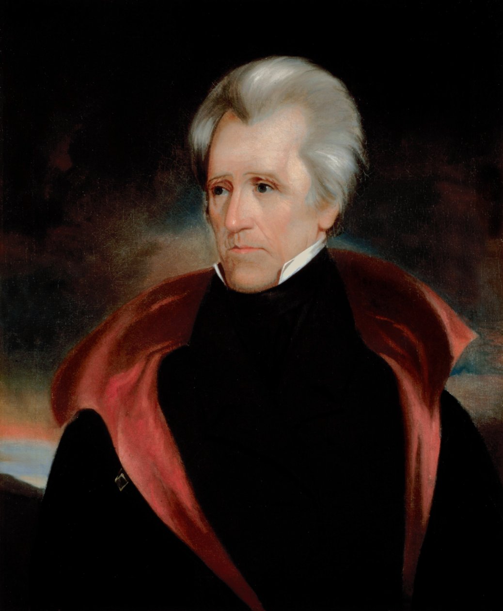 Retrato de Andrew Jackson, c.1837 (óleo sobre tela) de Ralph Eleaser Whiteside Earl