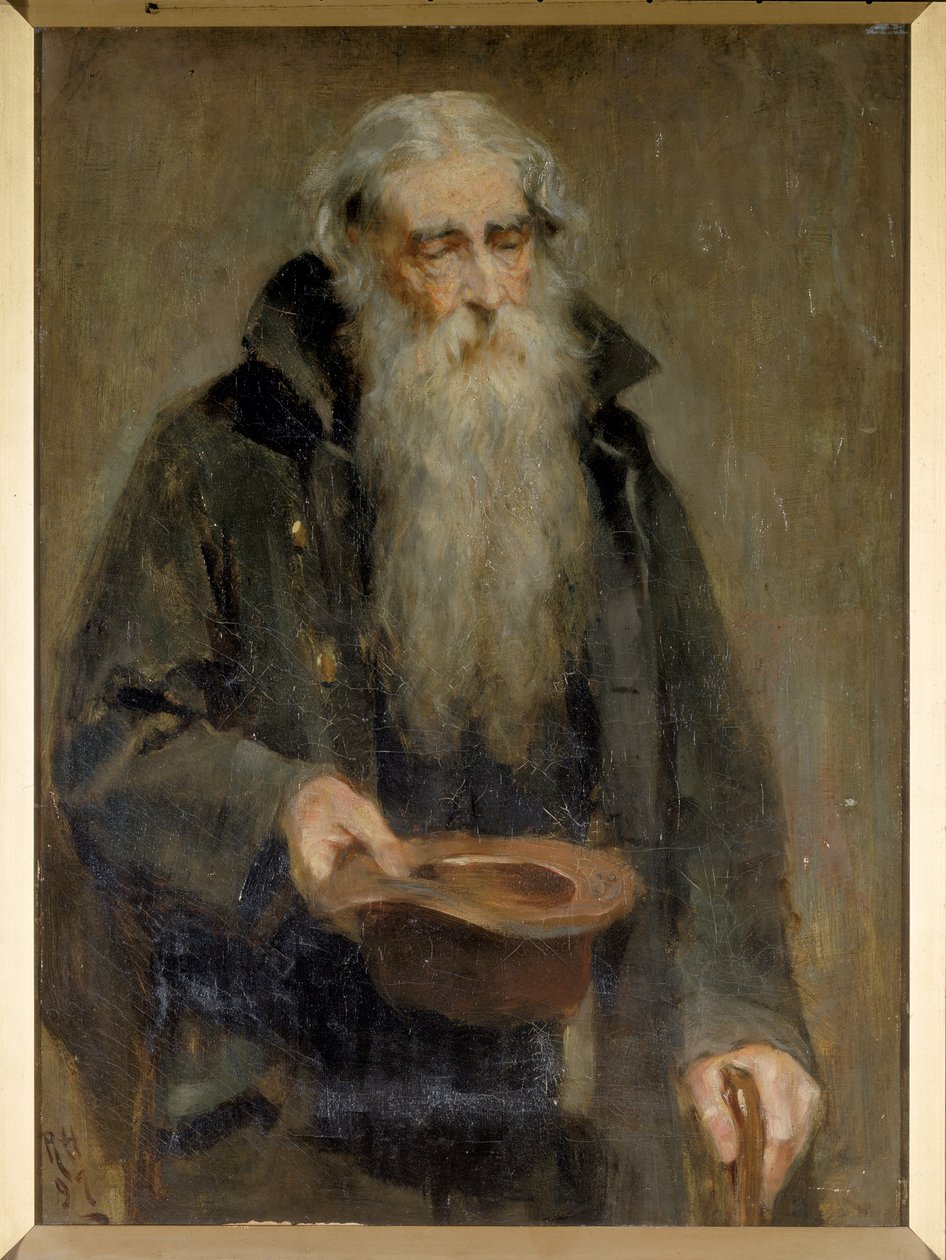 Mendigo cego, 1897 de Ralph Hedley