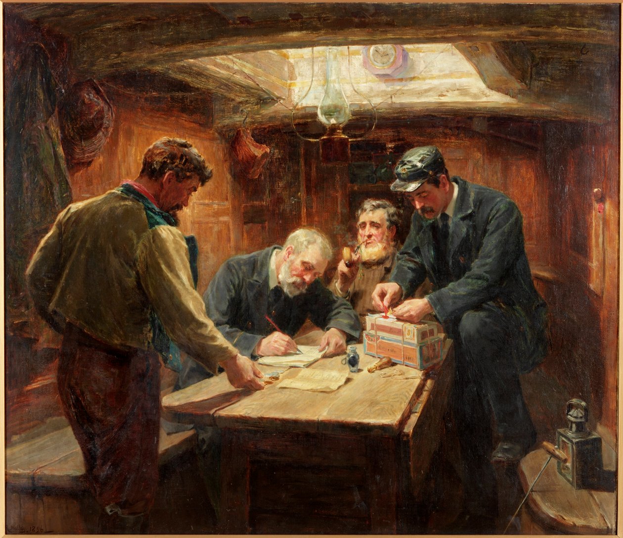 Direito pago, 1896 de Ralph Hedley