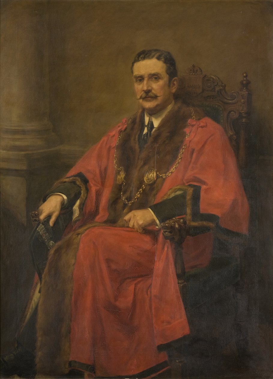 Retrato do vereador John Robert Lawson, JP de Ralph Hedley