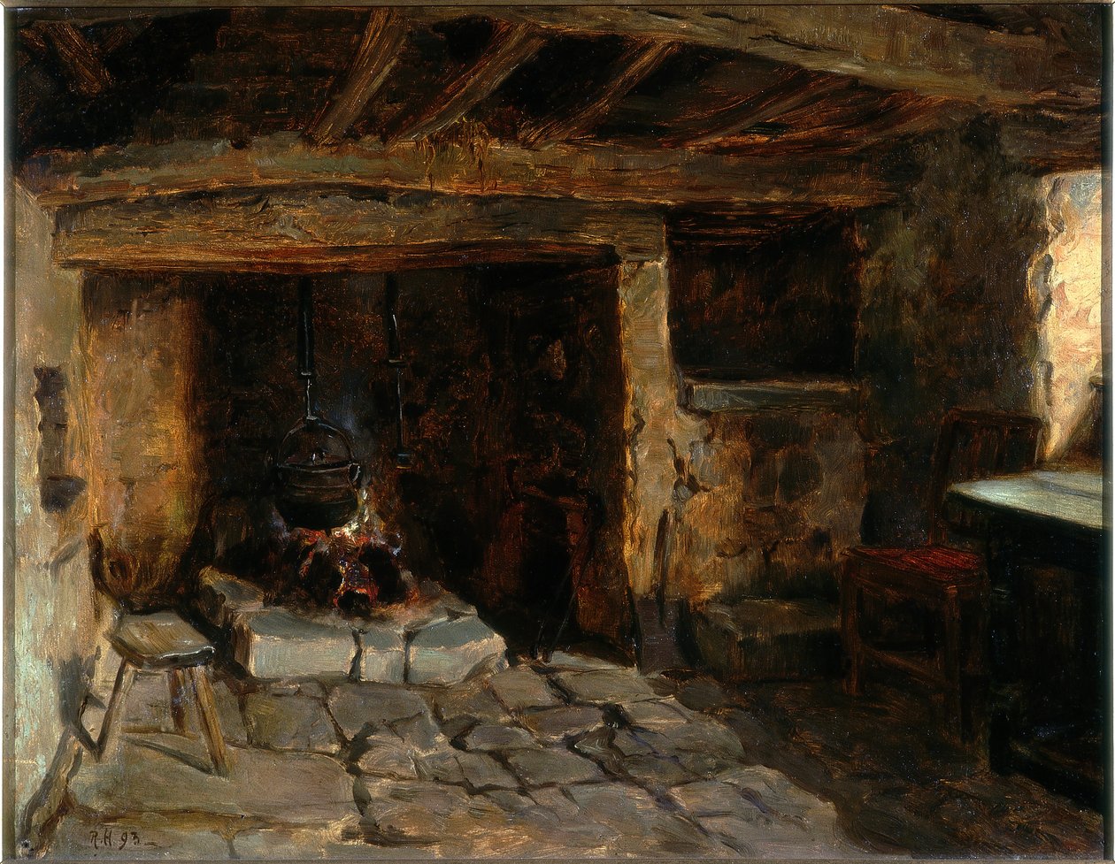 A cozinha velha de Ralph Hedley