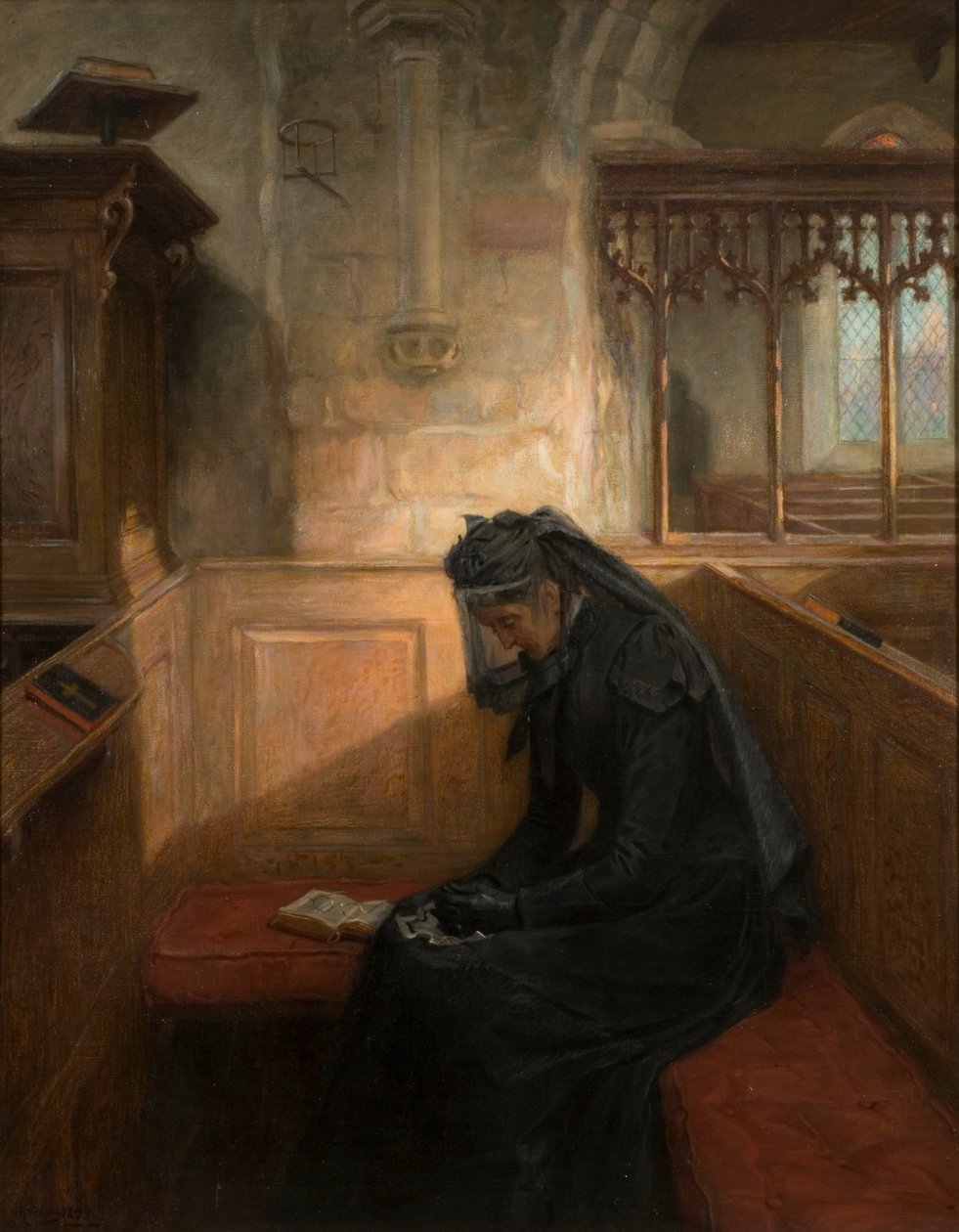 A viúva, 1899 de Ralph Hedley