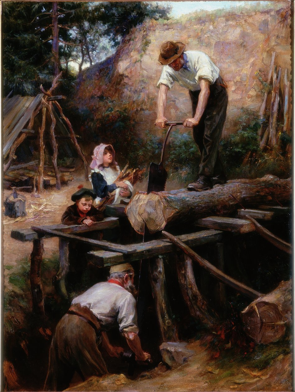 Woodsawyers, 1896 de Ralph Hedley