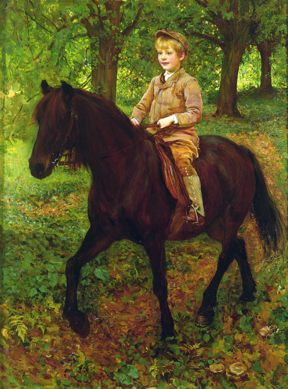 Através do Bosque (óleo sobre tela) de Ralph Peacock