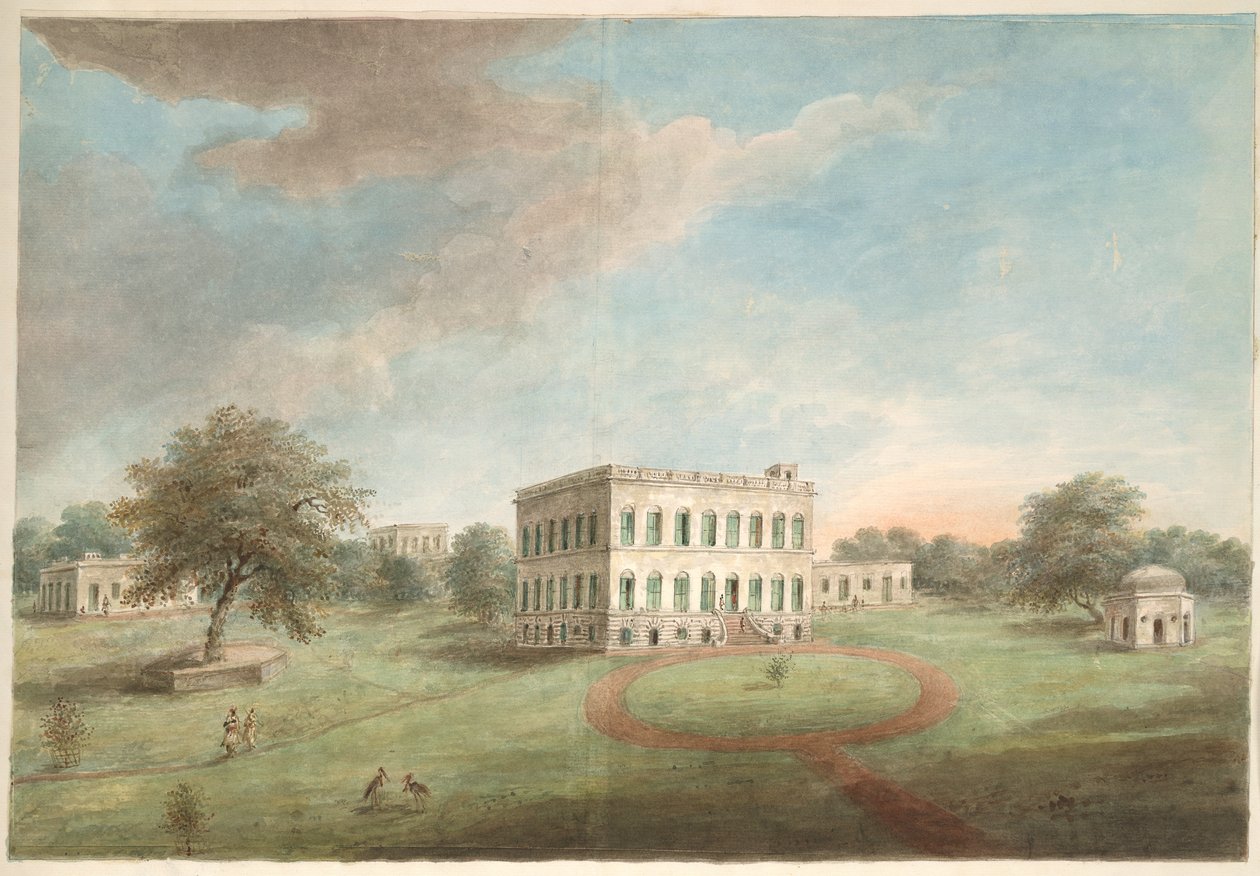 O edifício de residência em Lucknow de Ram Sita
