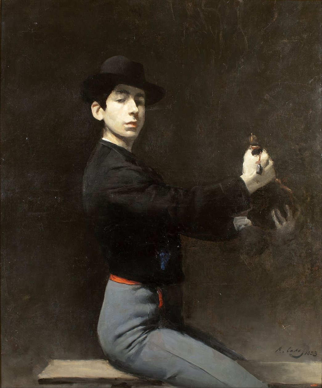 Auto-retrato de Ramón Casas