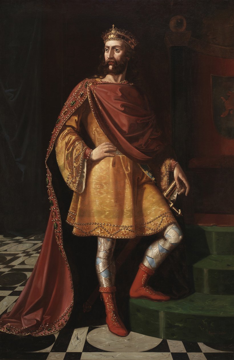Erwig, rei visigótico, meados do século XIX de Ramón Cortés