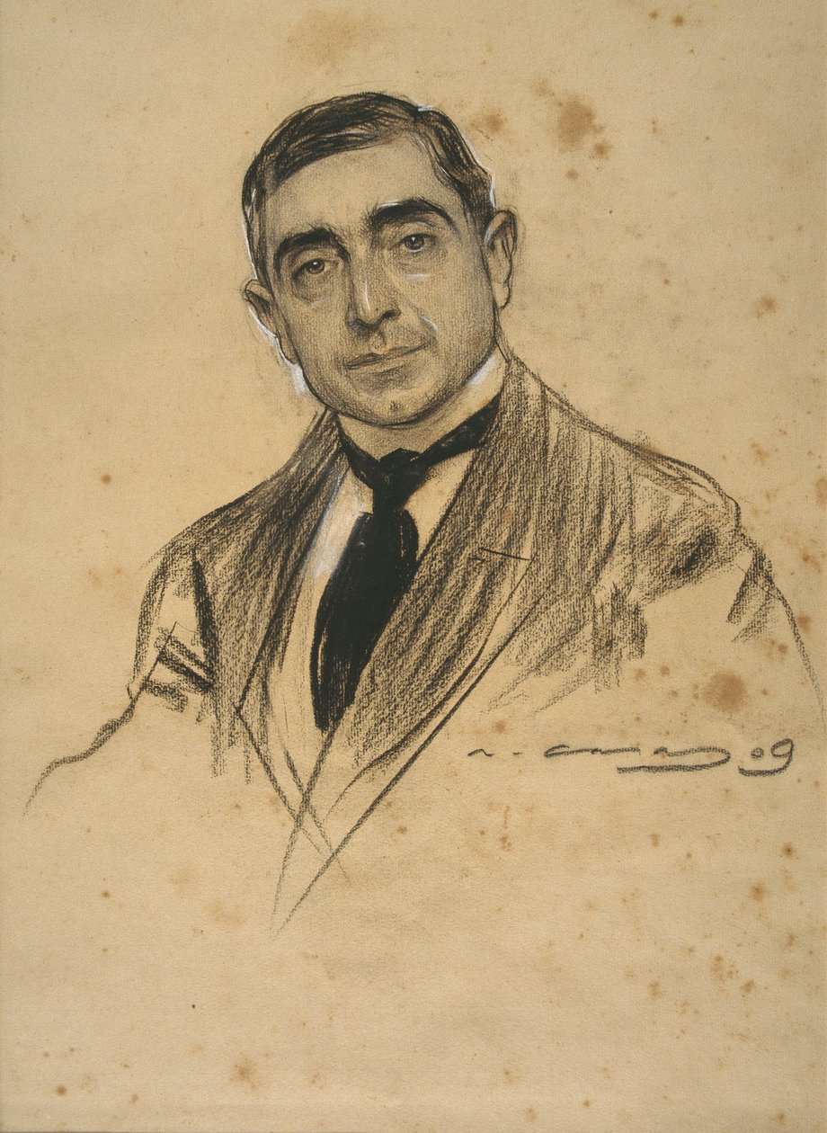 Retrato de Ramon Casas de Ramon Casas i Carbo