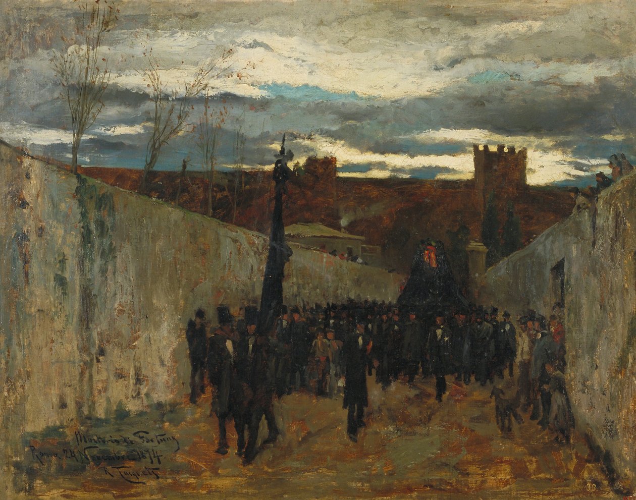 Enterro de Fortuny de Ramon Tusquets