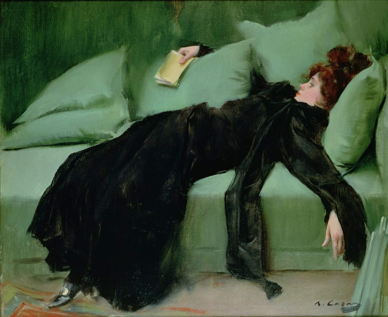 Depois da bola (óleo sobre tela) de Ramon Casas i Carbo