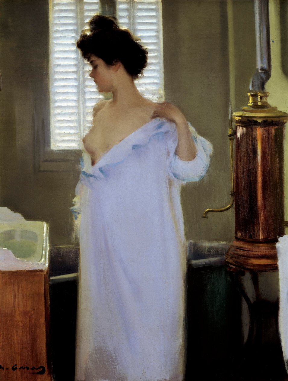 Antes do banho de Ramon Casas i Carbo
