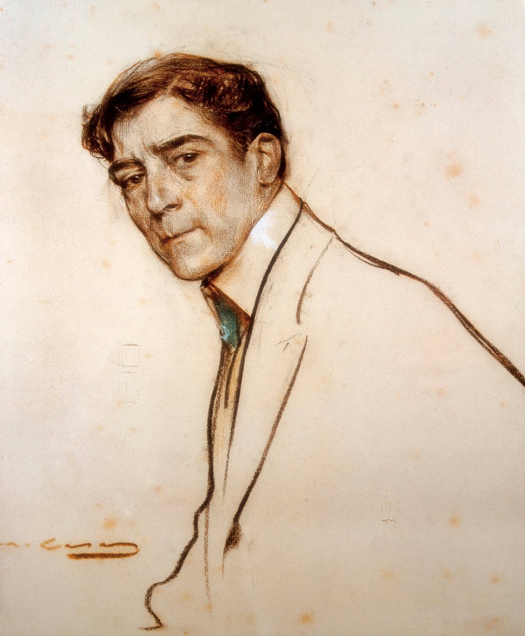 Retrato de Alexandre de Riquer (1856-1920) de Ramon Casas i Carbo