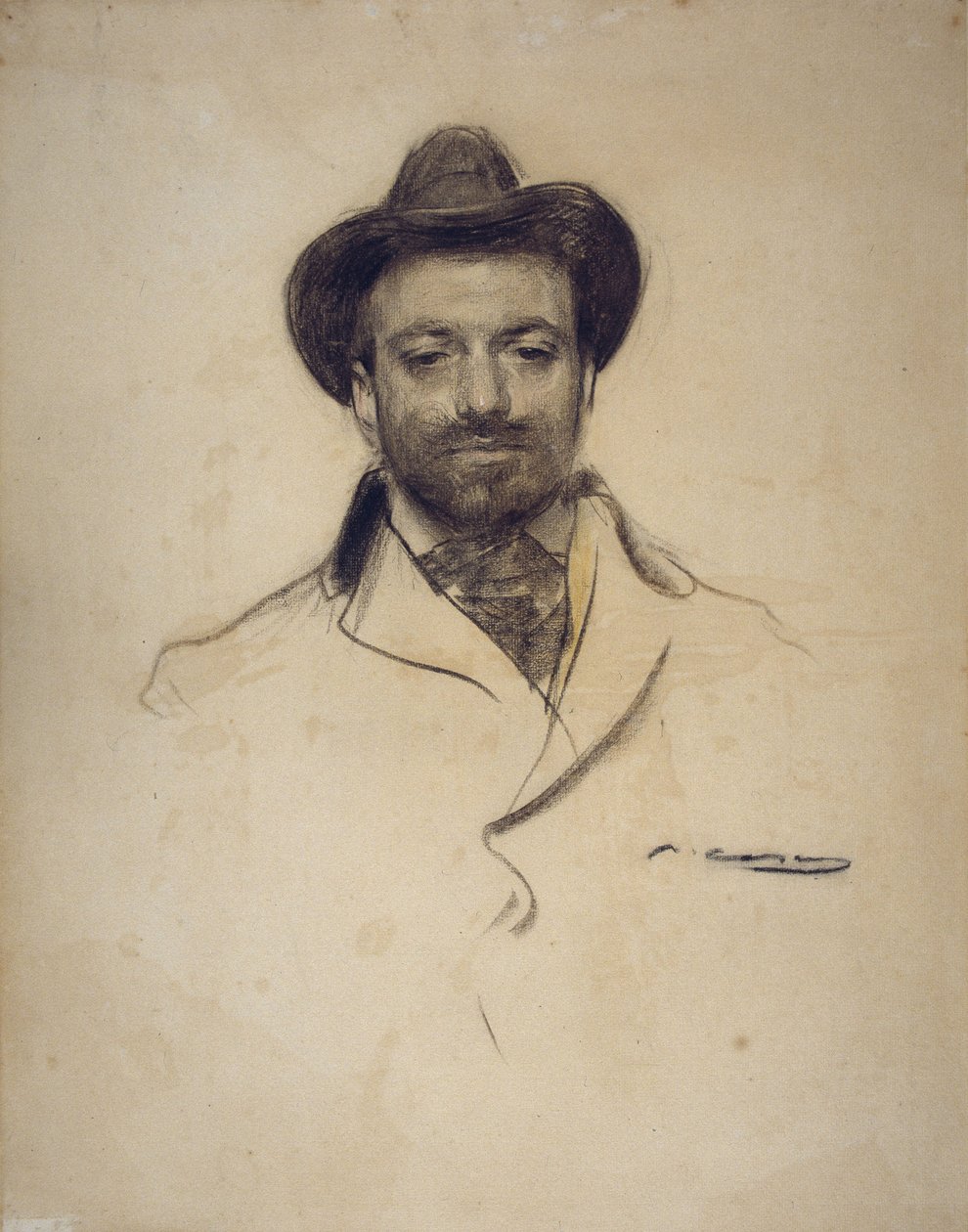 Retrato de Josep Maria Sert 1874-1945 de Ramon Casas i Carbo