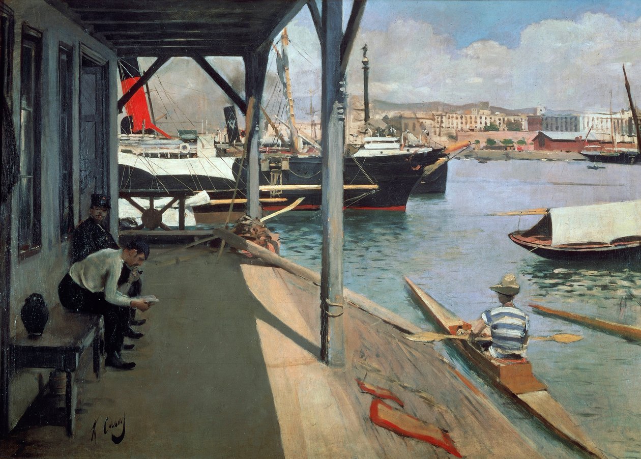 O Porto de Barcelona de Ramon Casas i Carbo