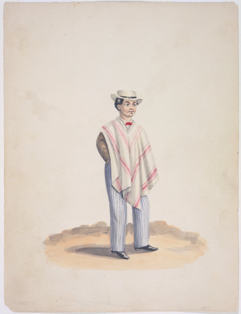 Quito com um poncho e um laço de Ramon Salas