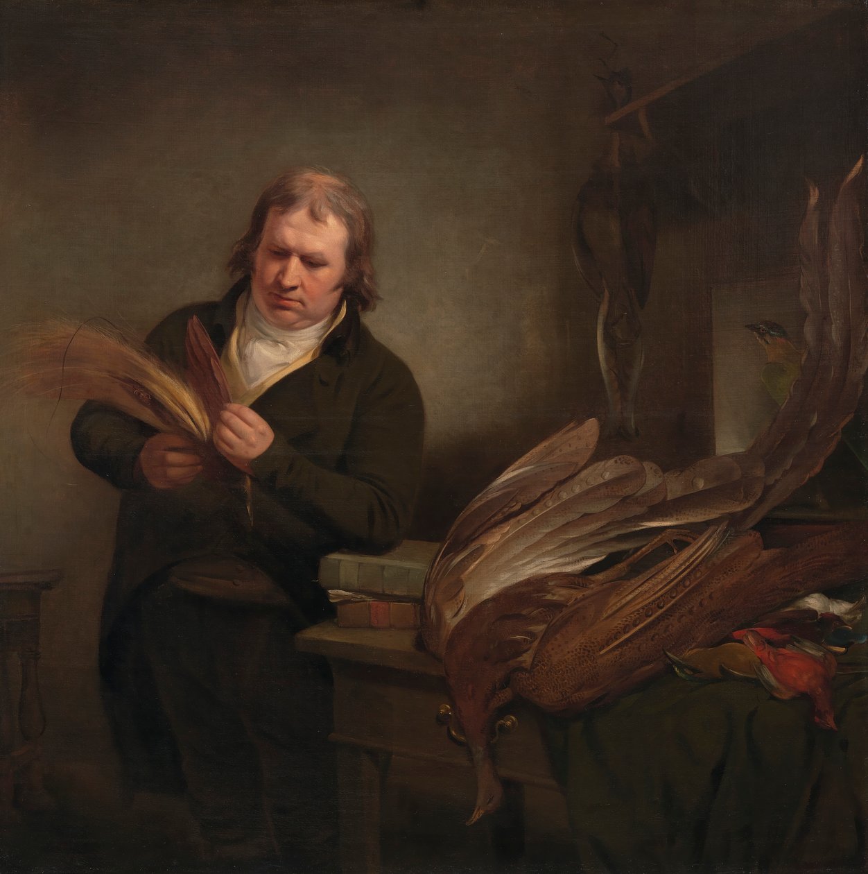 Um Ornitólogo, Possivelmente John Latham de Ramsay Richard Reinagle