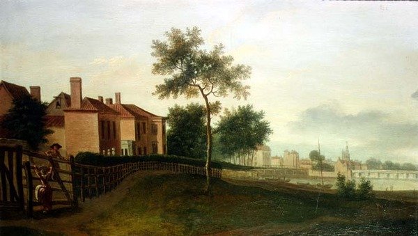 O Tâmisa de Battersea (petróleo) de Ramsay Richard Reinagle