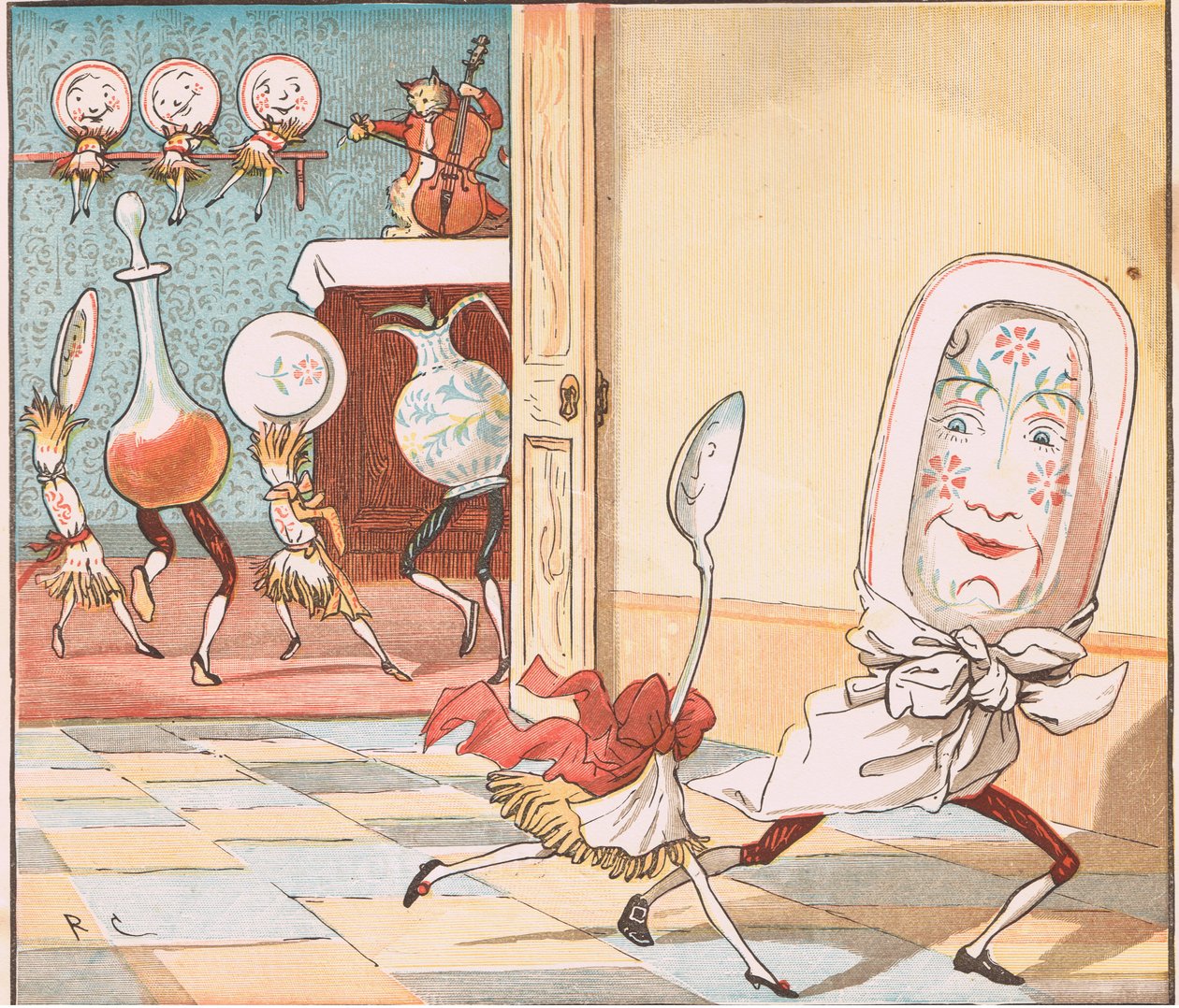 E o prato fugiu com a colher de Randolph Caldecott