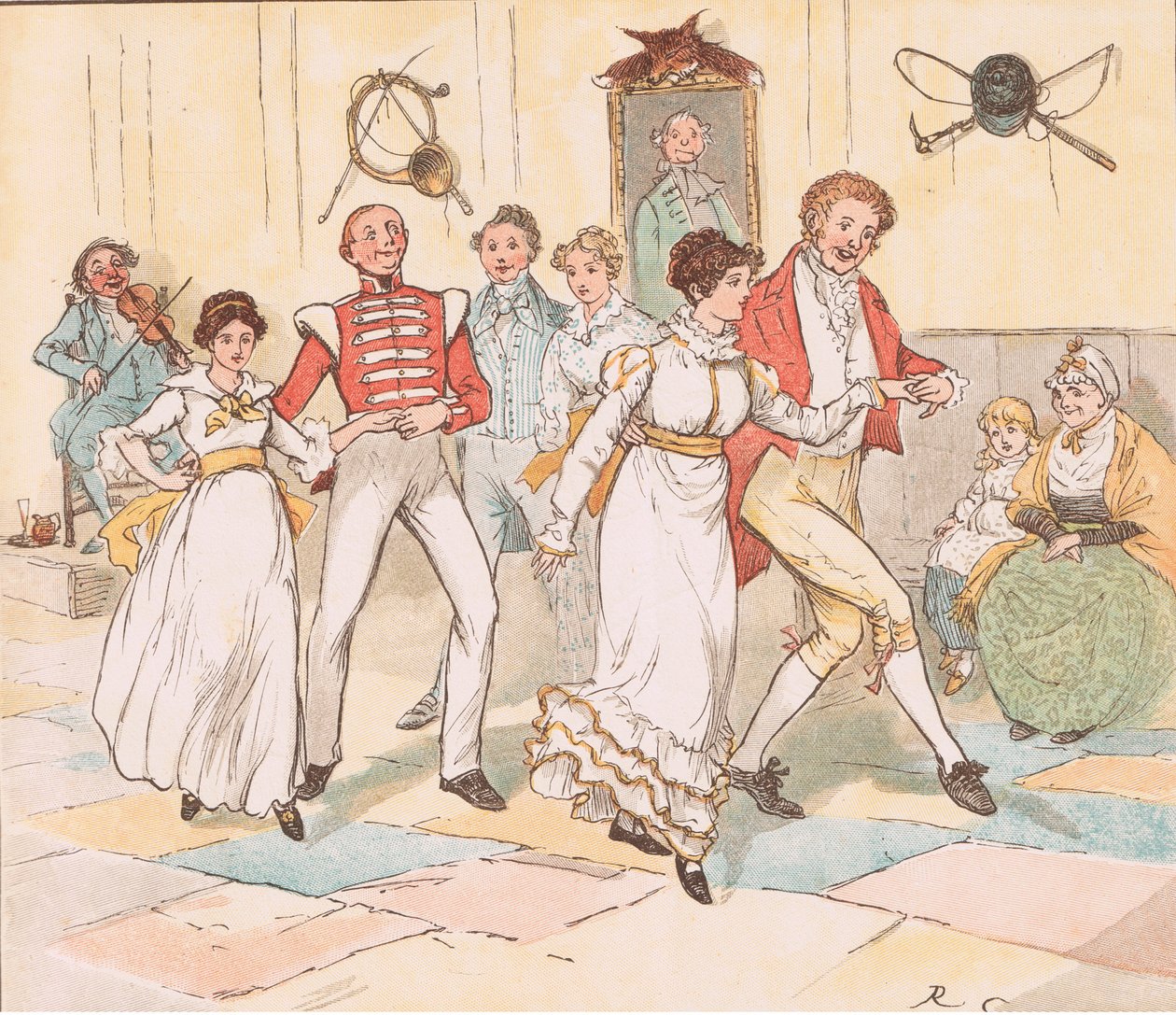 Mas toda a minha fantasia reside em Nancy de Randolph Caldecott