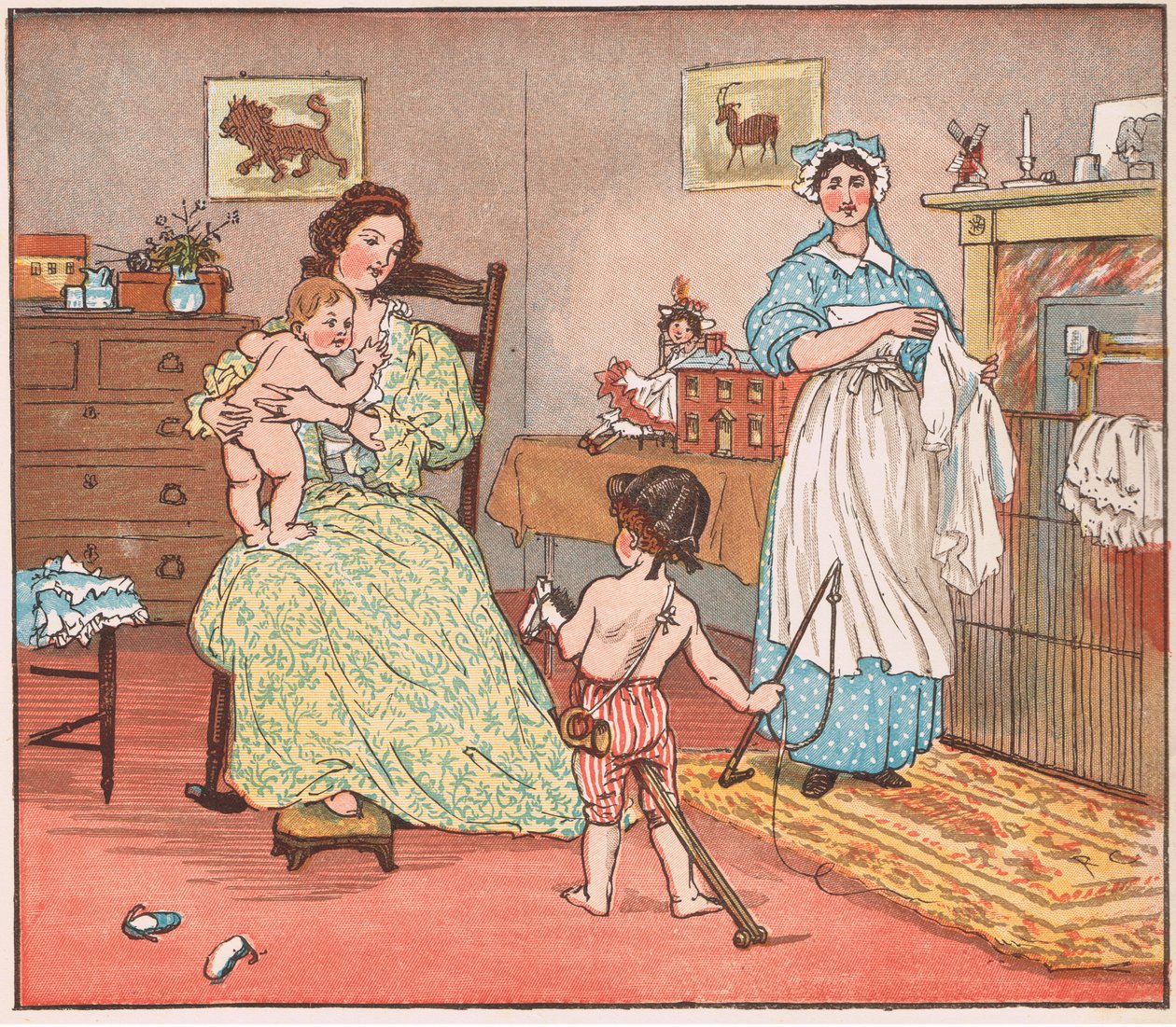 Tchau querida Bunting de Randolph Caldecott