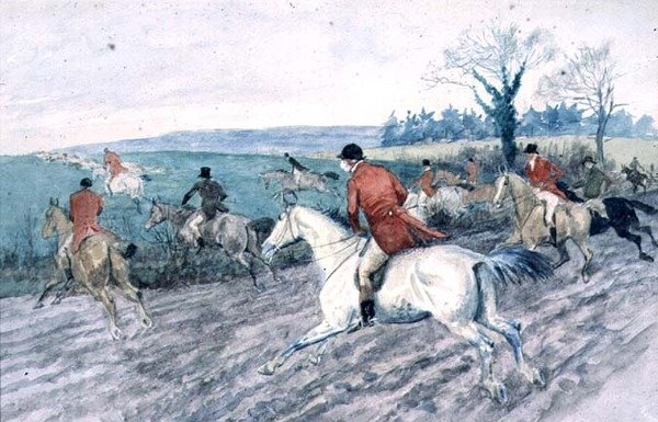 Caça à raposa: choro total de Randolph Caldecott