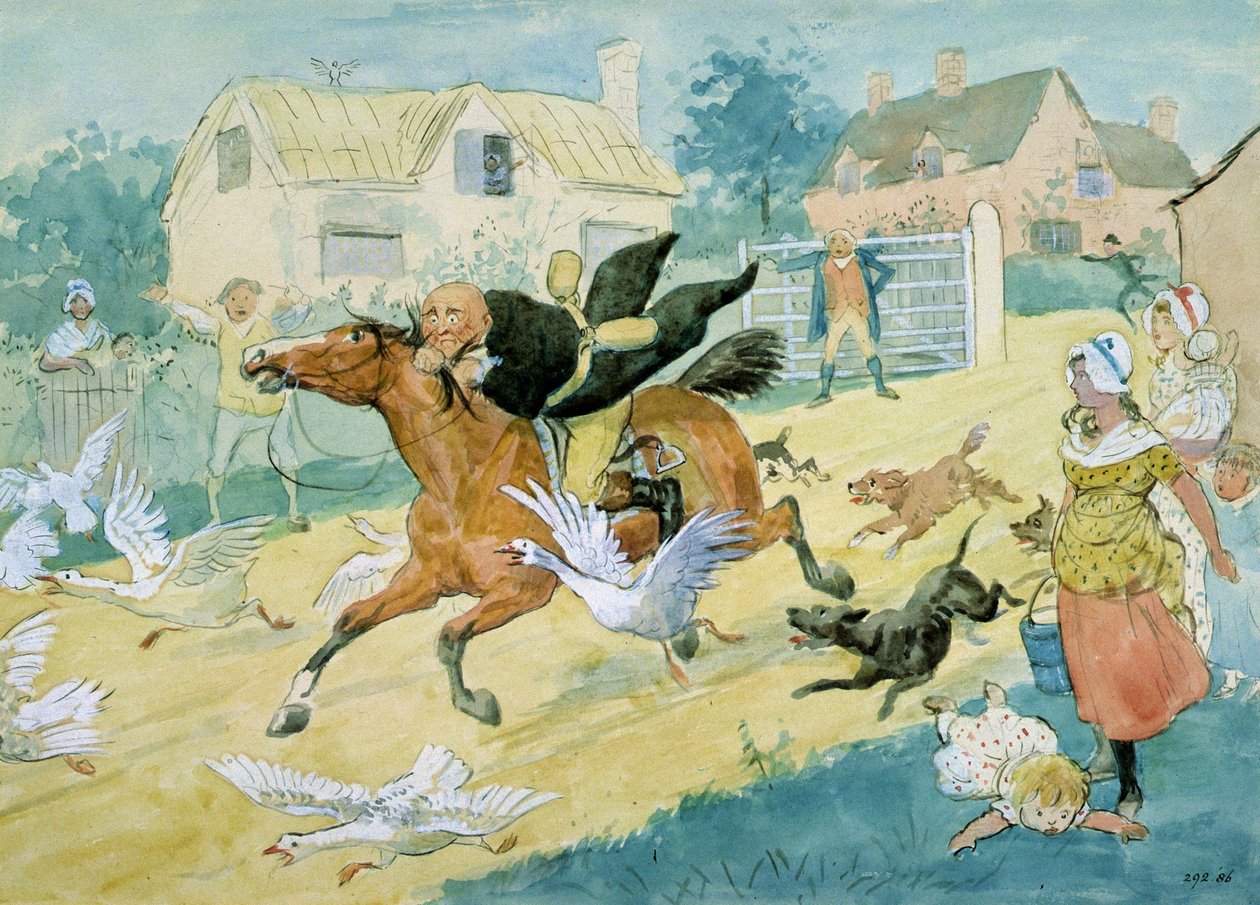 John Gilpin indo para Edmonton de Randolph Caldecott