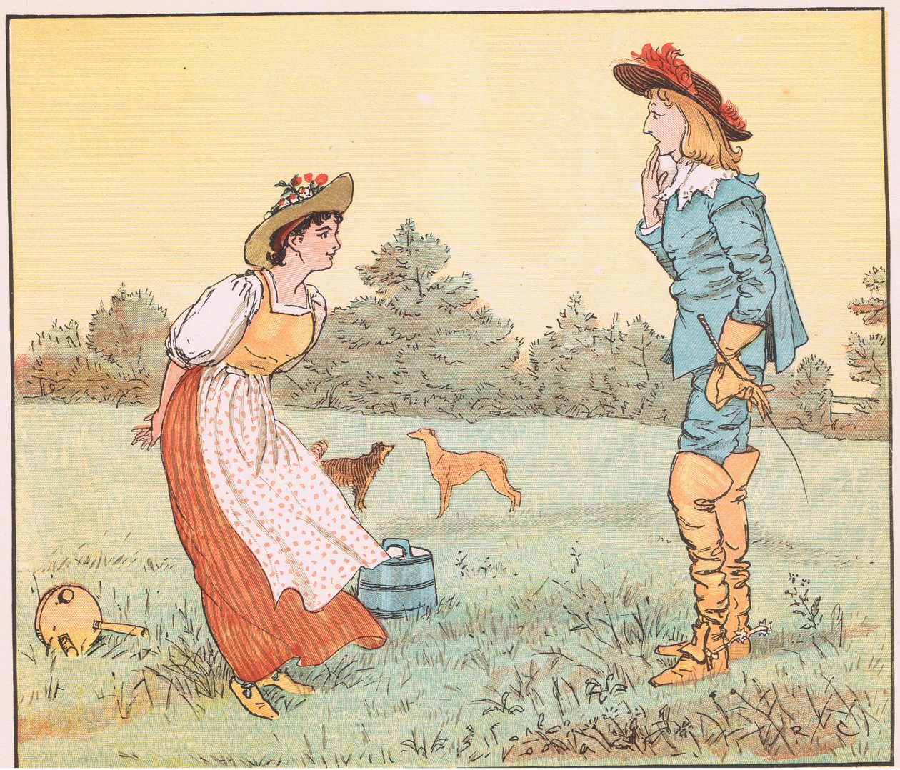 Então eu não posso casar com você, minha linda empregada! de Randolph Caldecott