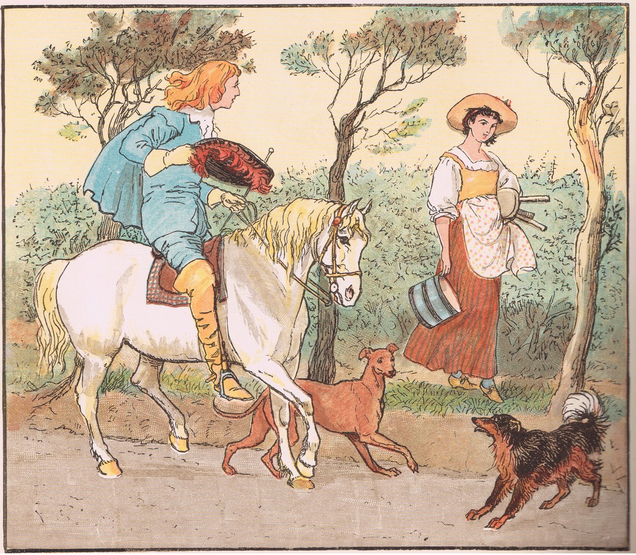 Onde você está indo, minha linda empregada de Randolph Caldecott