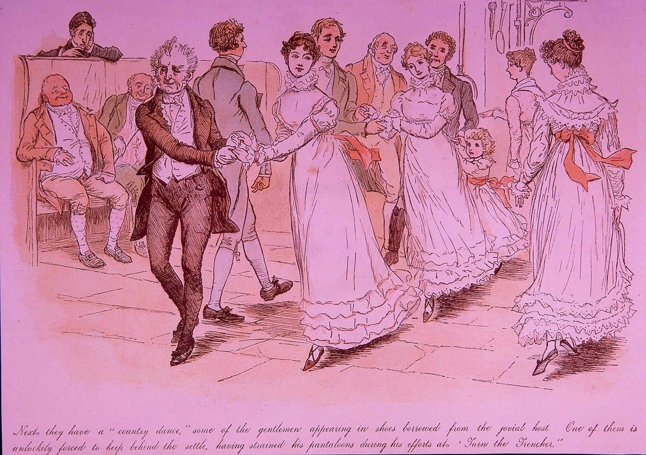 dança de Natal de Randolph Caldecott