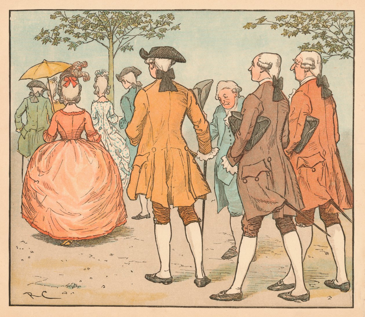 Seu amor foi buscado ... Por vinte e dois e mais, c1885, 1934. de Randolph Caldecott