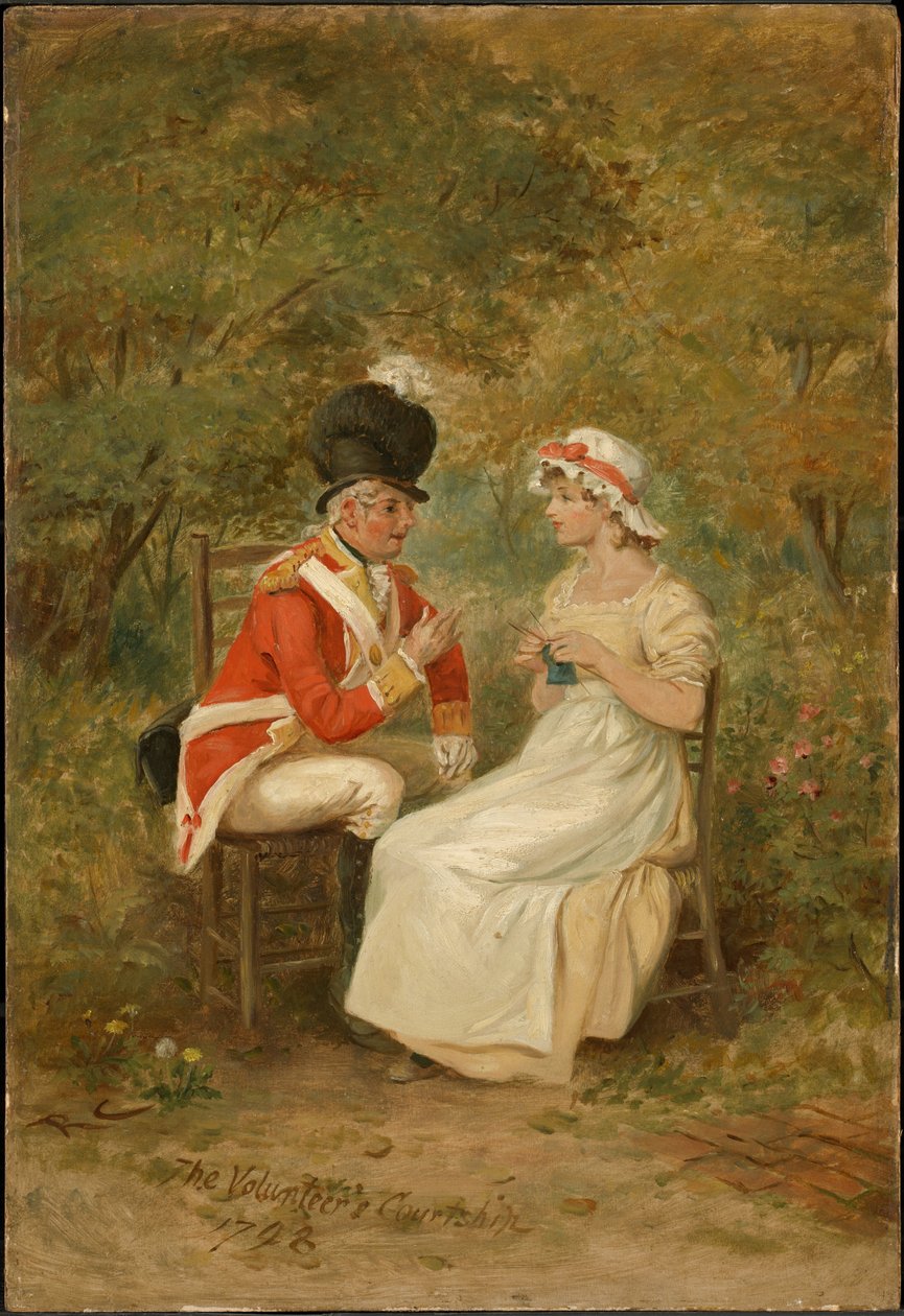 O namoro do voluntário, 1798 de Randolph Caldecott