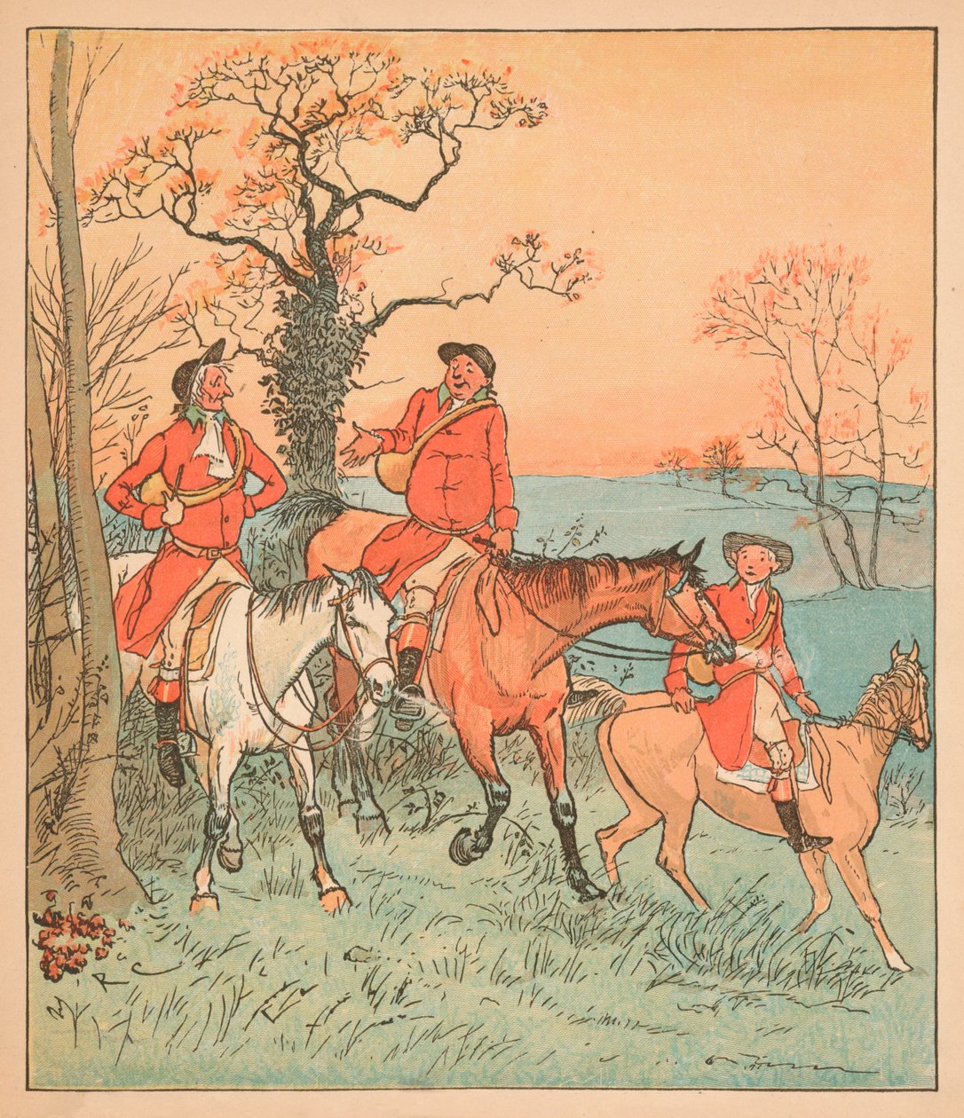 Esta caça não compensa, 1880. de Randolph Caldecott