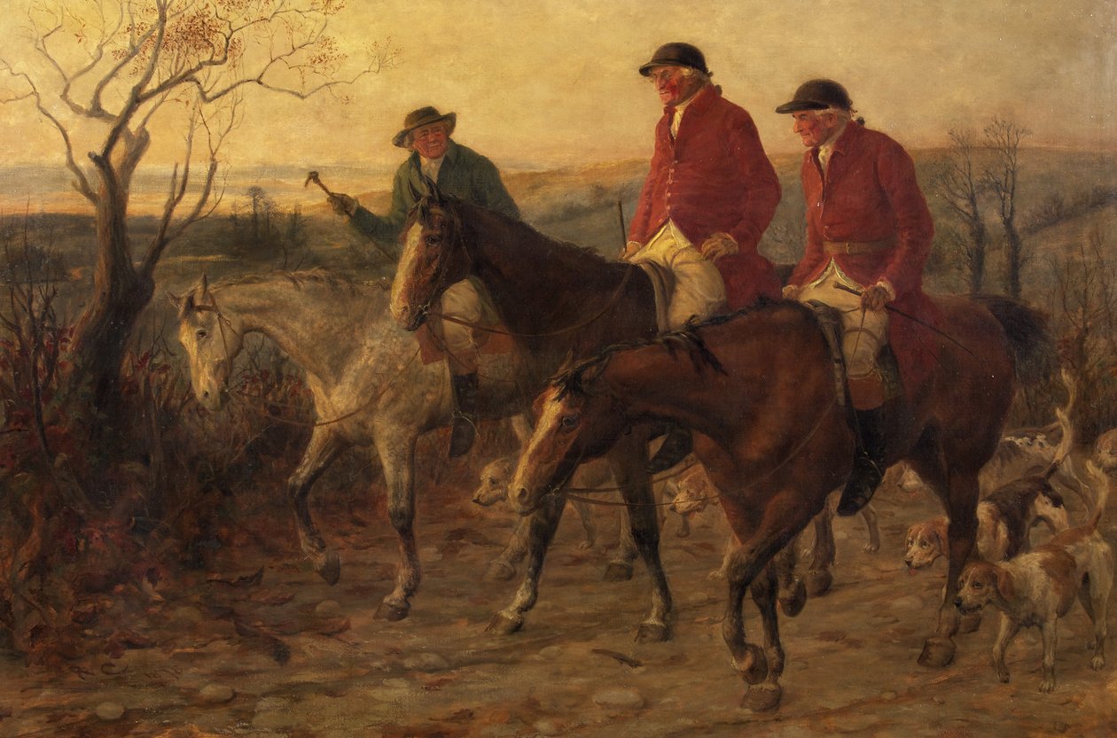 Três Caçadores Alegres de Randolph Caldecott