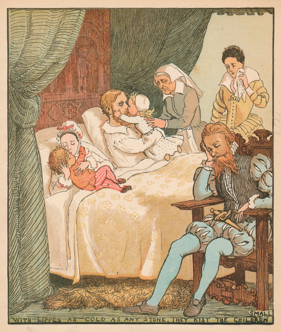 Com Lippes tão frio quanto qualquer pedra, eles tocam as crianças pequenas, c1878. de Randolph Caldecott