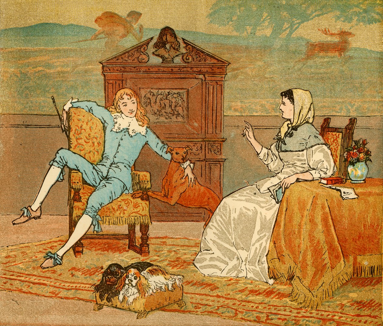 ... Você deve procurar uma esposa com uma fortuna !, c1880, 1888. de Randolph Caldecott