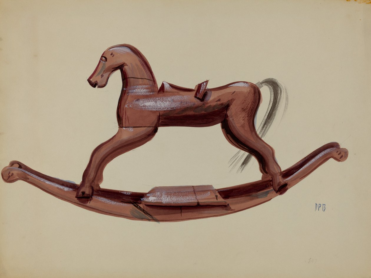Cavalo de brinquedo de Raoul Du Bois