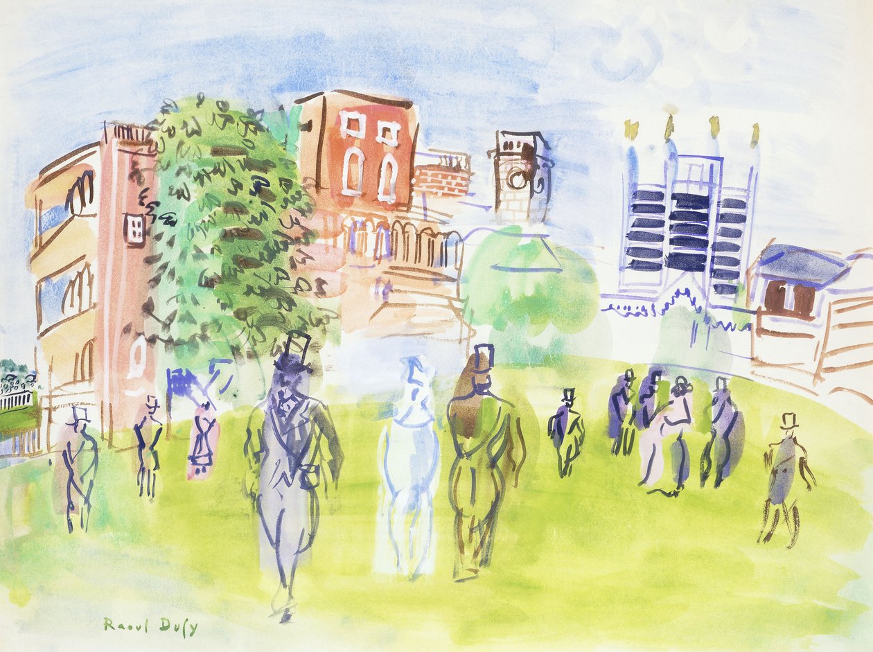 Ascot, as bancadas; Ascot, os tribunais de Raoul Dufy