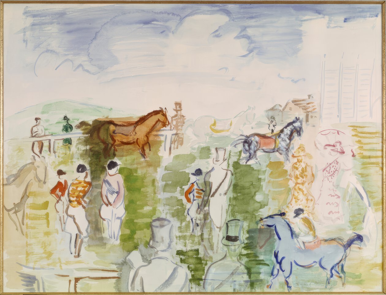No Paddock de Raoul Dufy