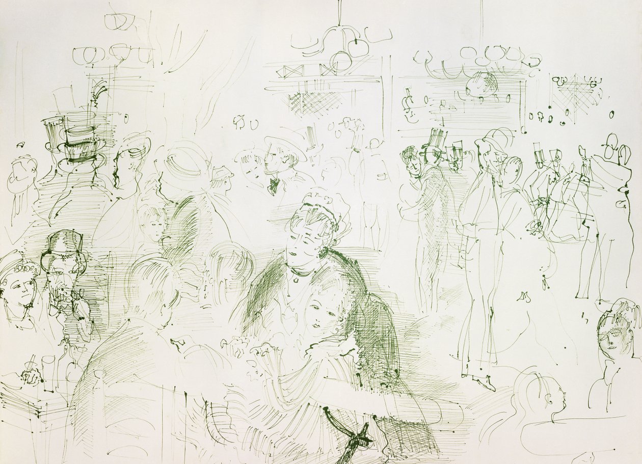 Baile no Moulin de la Galette; Bal au Moulin de la Galette de Raoul Dufy