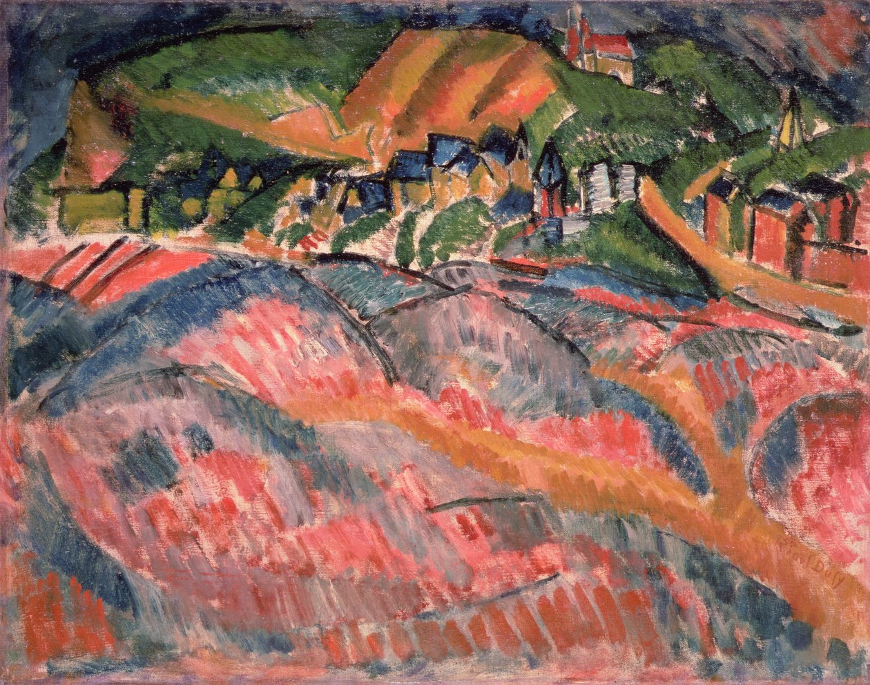 Praia de Sainte Adresse de Raoul Dufy