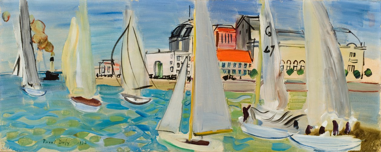 Barcos no Havre de Raoul Dufy
