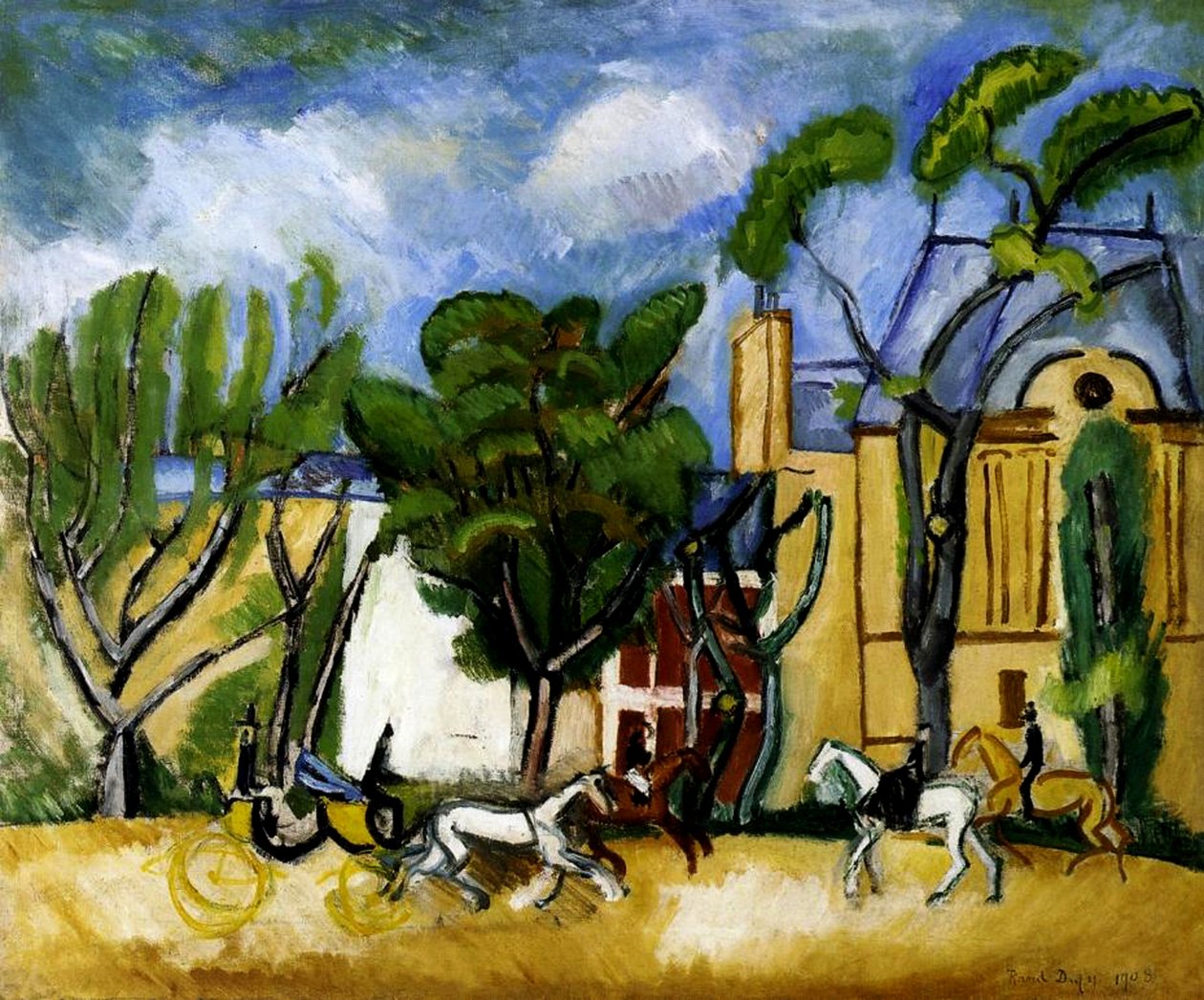 Bois de Boulogne de Raoul Dufy