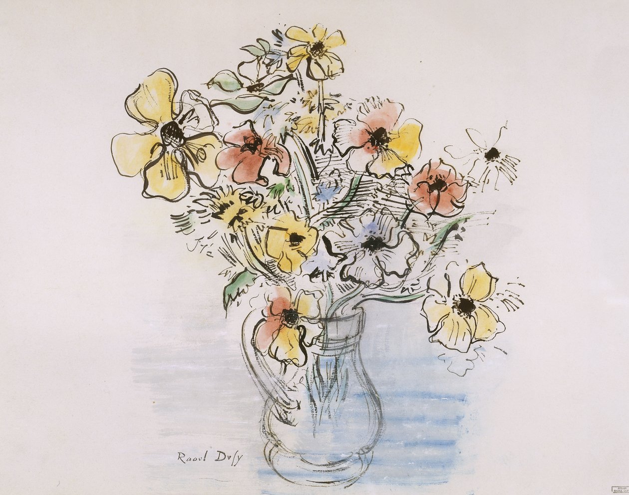 Bouquet de anémonas de Raoul Dufy