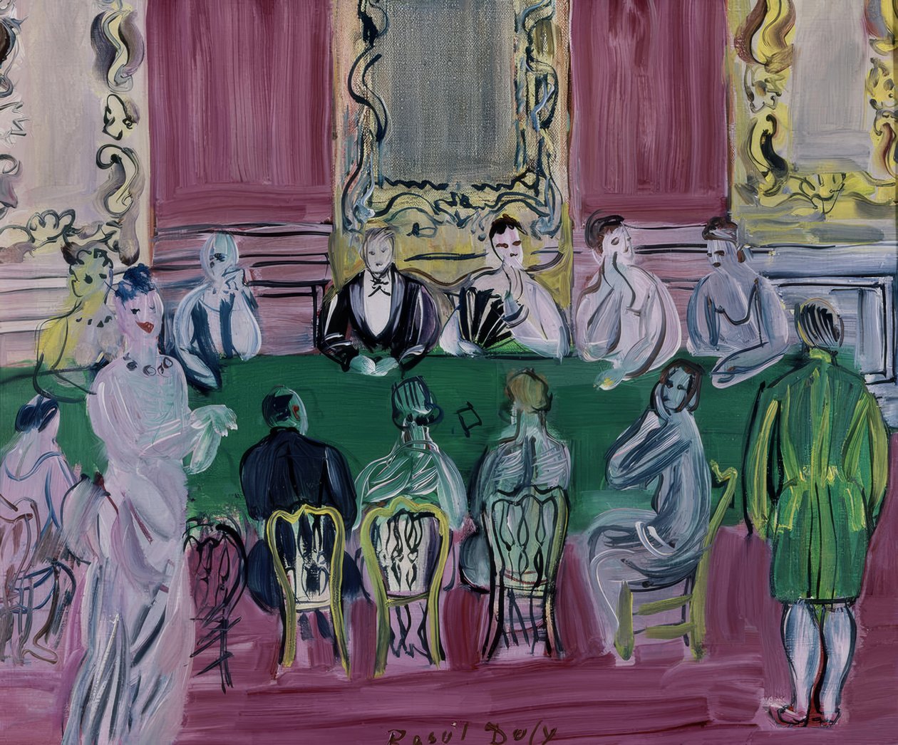 O jogo Baccarat de Raoul Dufy