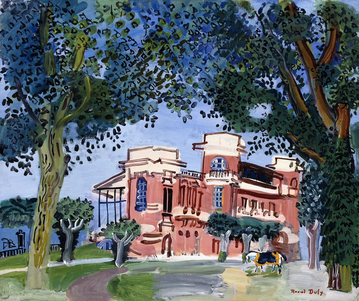 Deauville (o paddock) de Raoul Dufy