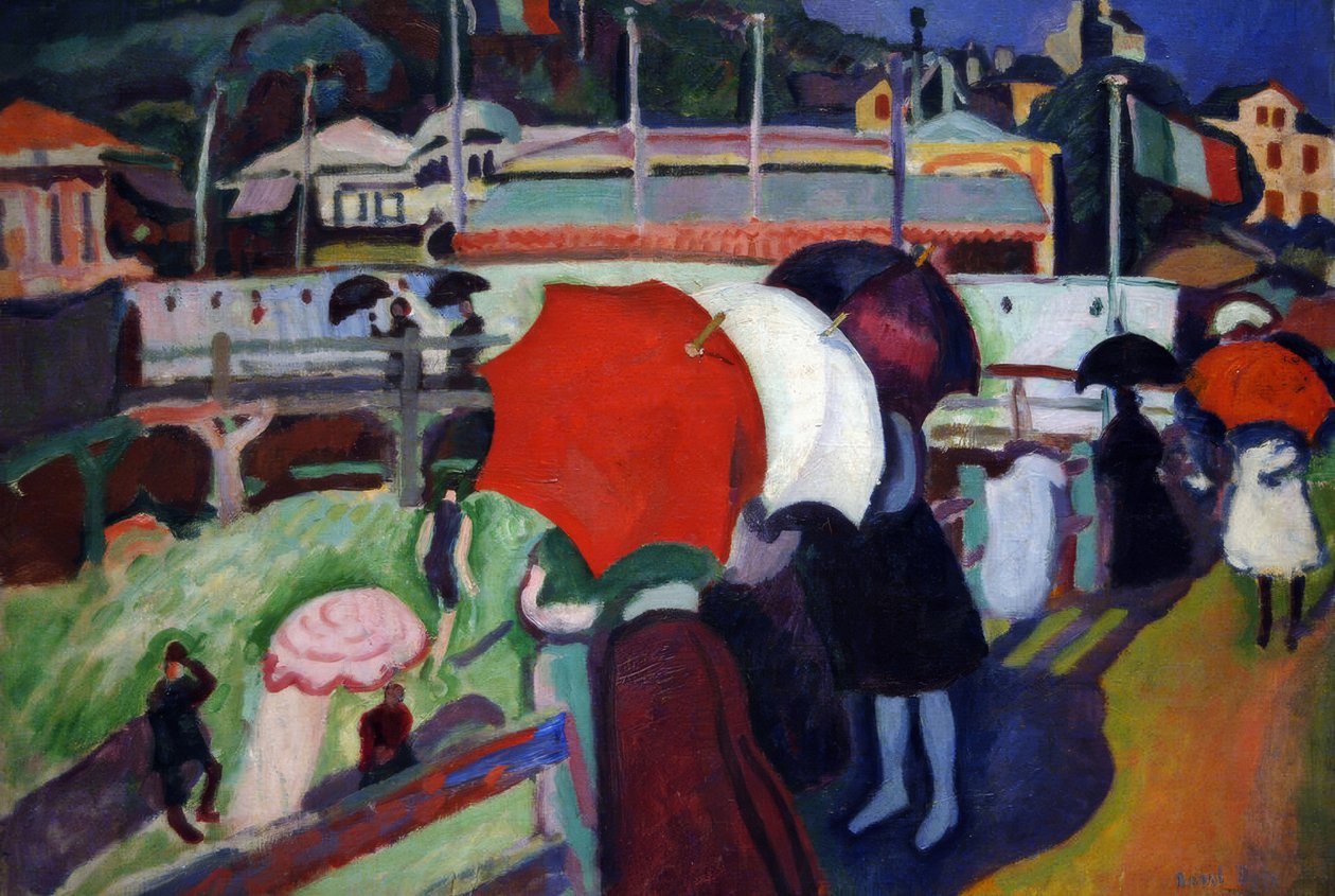 Os três guarda-chuvas de Raoul Dufy
